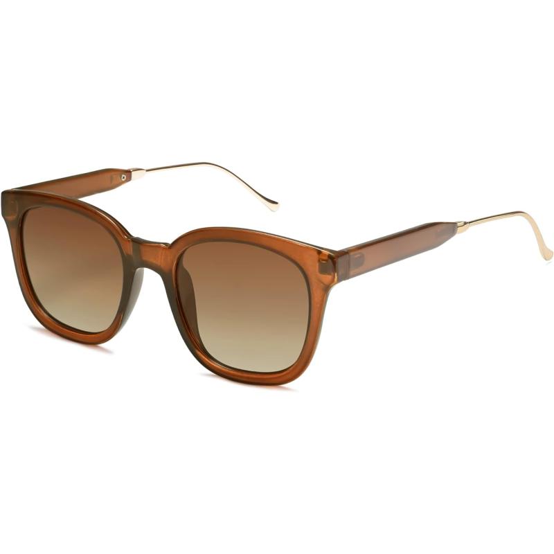 SOJOS Round Polygon Polarized Sunglasses for Women Men Retro Classic  Vintage Shades SJ1157 Grey Lens - Yahoo Shopping
